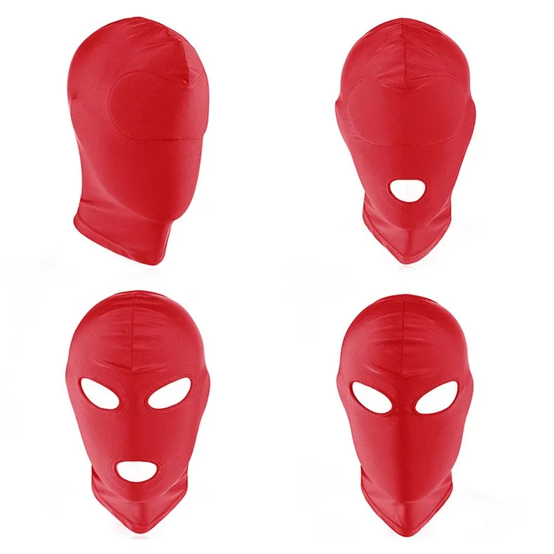 Breathable Sex Face Mask Elastic Head Mask for Adult Role-Playing Games, Party Carnival Night Cosplay Mask Show Eyes and Mouth