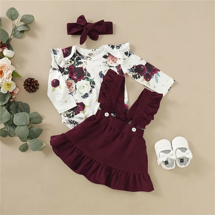 Wholesale Velvet Velour Cotton Set Baby Girls Fashionable Clothing Babies Clothings New Born Boys Girls Baby Dresses