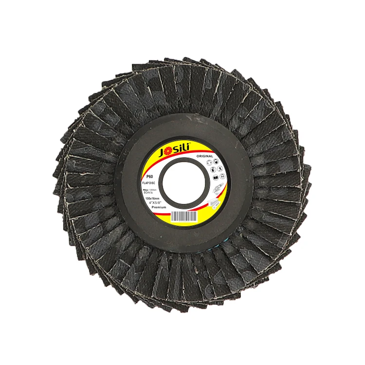 100x16MM abrasive aluminium calcined oxide flexible flap disc