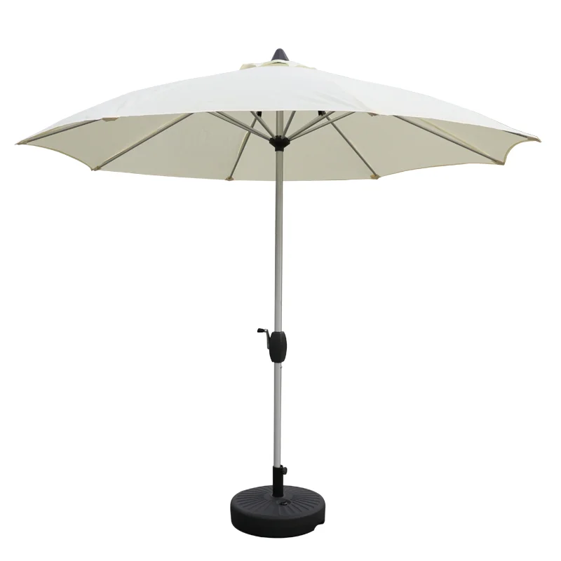 UV Aluminum commercial waterproof sunshade windproof garden outdoor umbrella
