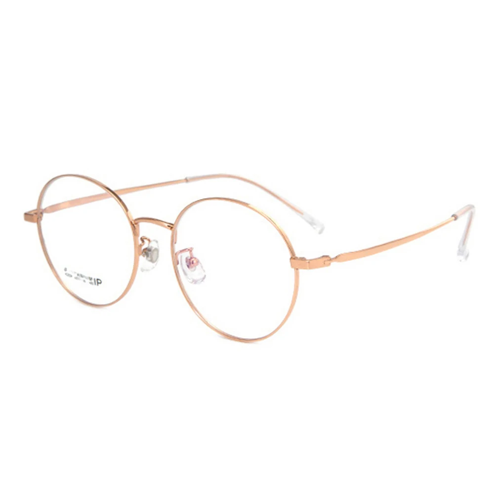 HY8208 High Quality IP Plating Beta Titanium Eyewear Metal Gafas Eyeglasses Optical Frames