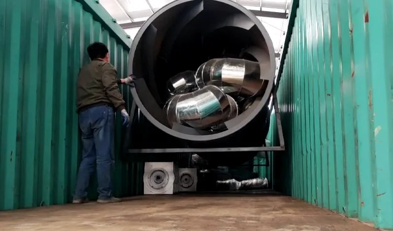 Hot sale large processing capacity tumble dryer rotary drying equipment for metallurgy industry
