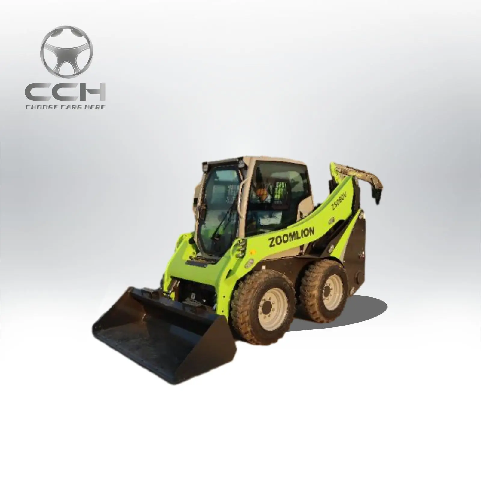 Large LIUGONG 1.1 Ton Wheel Skid Steer Loader 395B Hammer High Flow Hydraulic System Euro VI Emission Standard R18 Tire Size