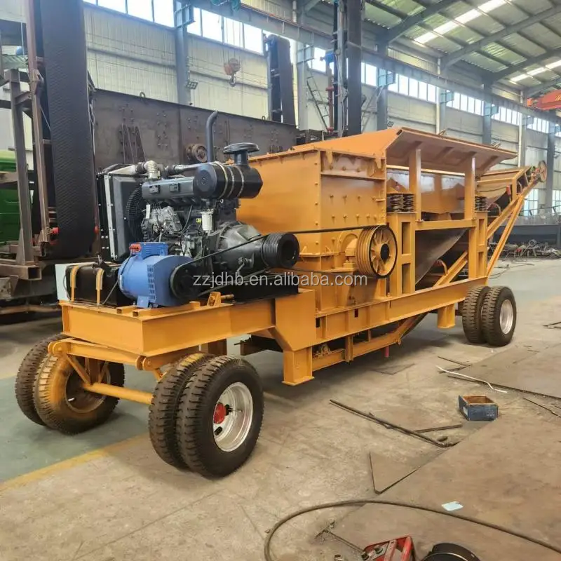 Factory direct selling Mobile Crushing Station High performance mineral crusher High yield discount price box crusher