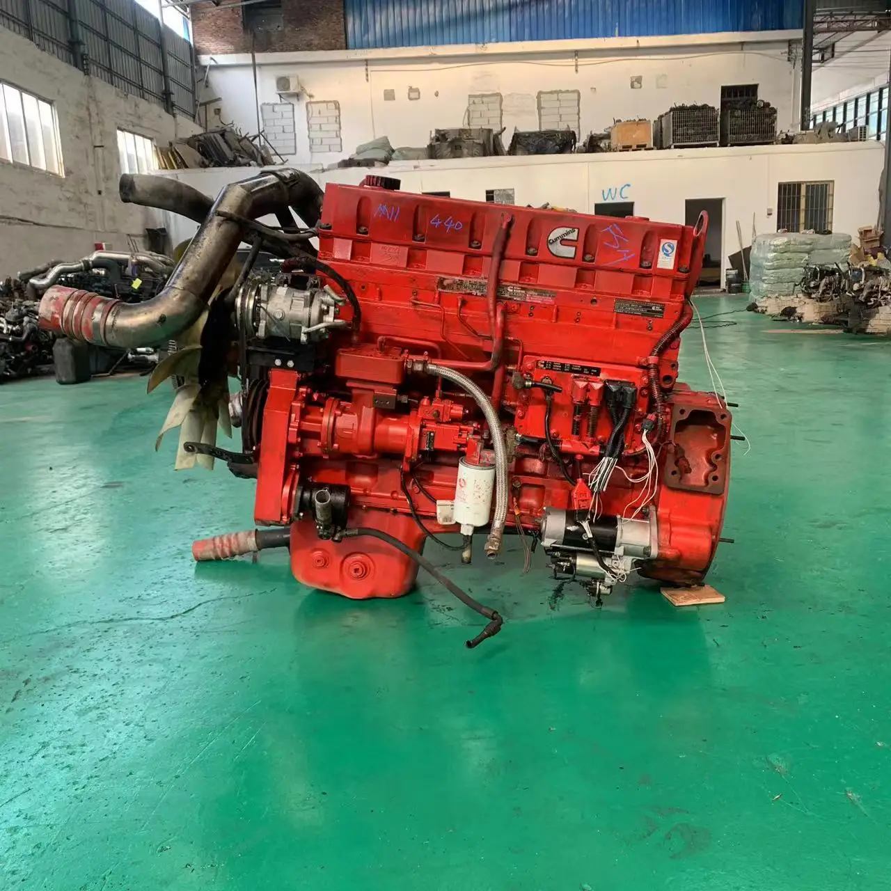 shacman 8x4 heavy duty truck mounted crane shacman curtain truck for  m11 cummins cummins ism11 engine motor m11 cummins usado