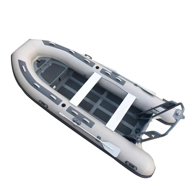 RHIB390 Welded Aluminum Inflatable Fishing River Boat