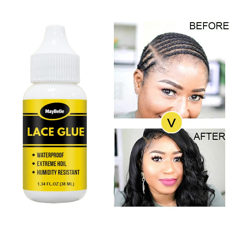 38ml Fruit Scent Strong Hold Glue for Wigs and Hair Systems Lace Waterproof Wig Melting Spray