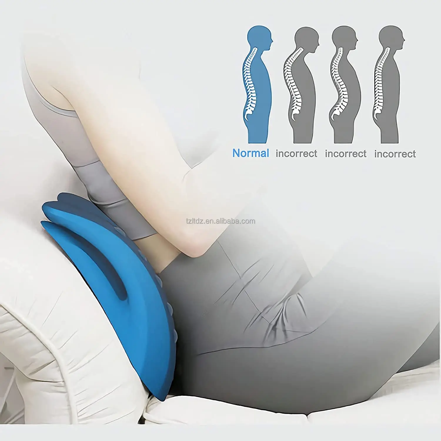 Relaxer Lumbar Traction Devices Back Stretcher Back Massager for Herniated Disc Sciatica