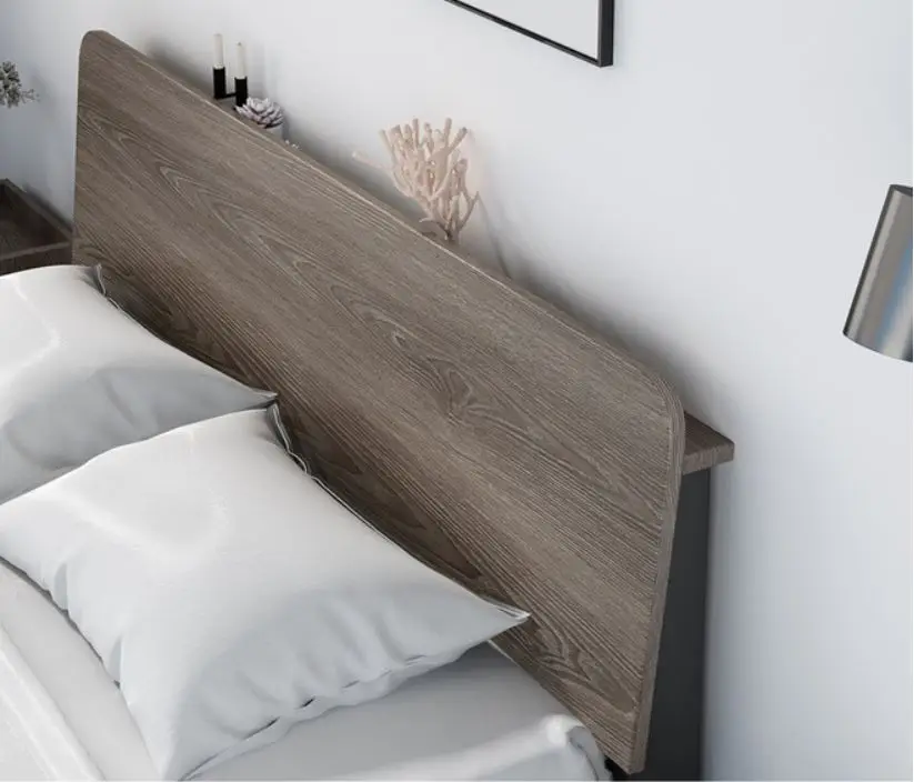 Горячая Распродажа индивидуальный 1 5 м двойной современный комплект деревянной обивки для квартиры