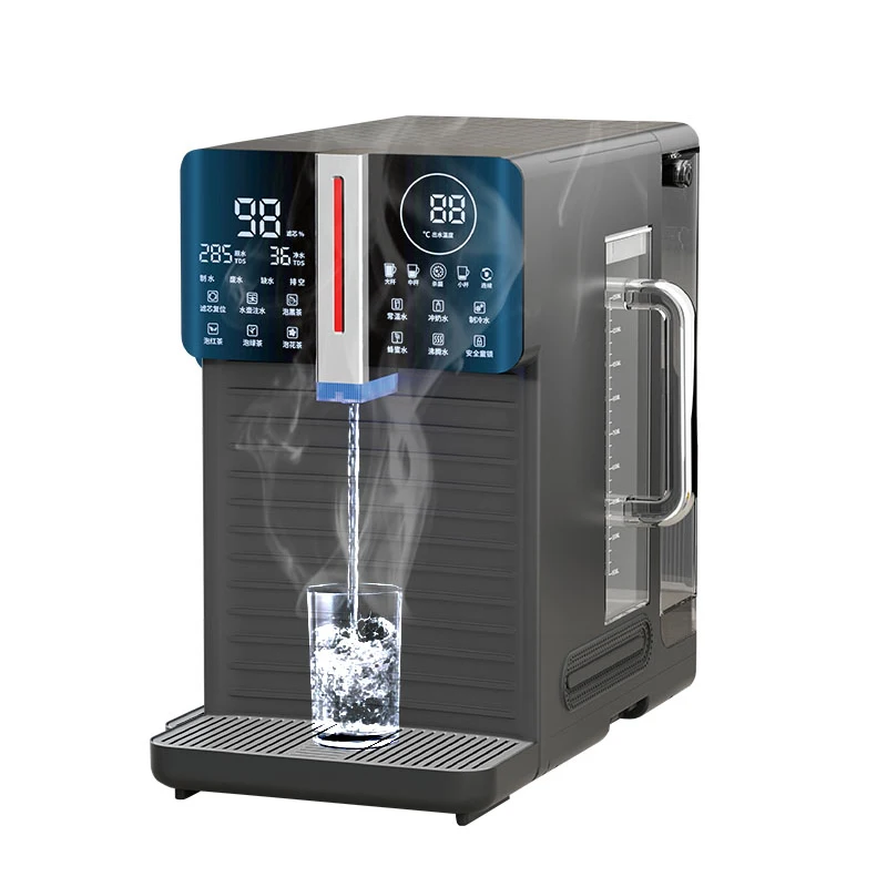 Desktop water dispensers do not require installation of reverse osmosis water purifiers and intelligent refrigeration filters