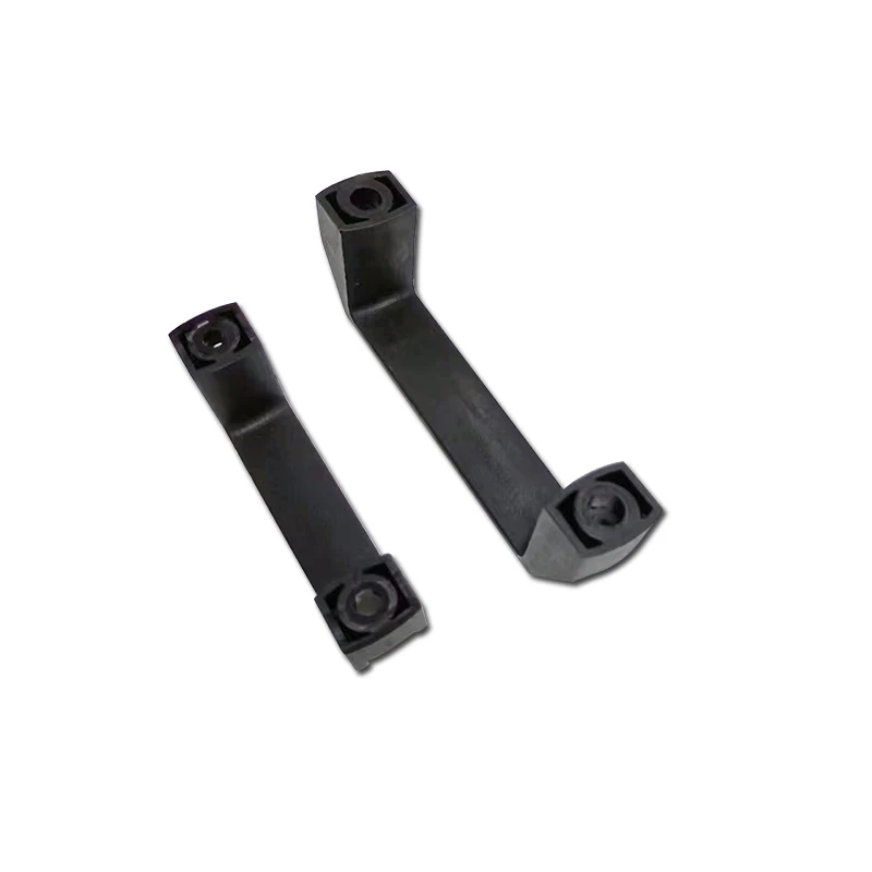 Simple Cabinet Door, Industrial Equipment Handle, Thickened Black Plastic Surface Mounted, Modern Toolbox, Square Handle