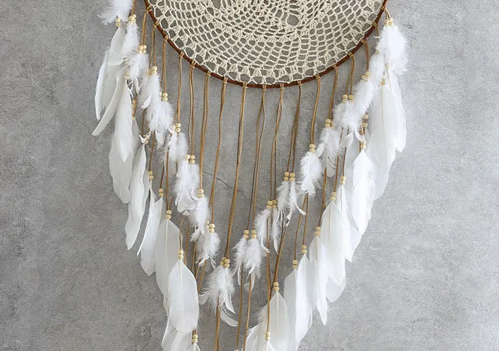 Wholesale Dream Catcher Handmade Feather Wall Hanging Decor Dreamcatcher Wall Decorations for Home Bedroom Living Room