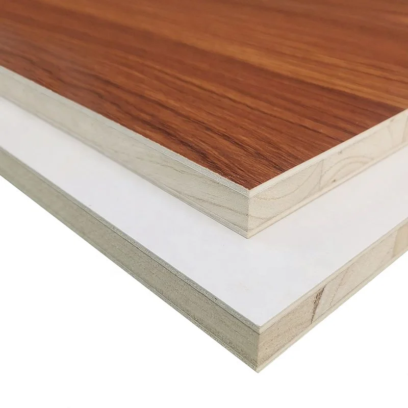 Factory price sales Furniture wardrobe for Melamine wood veneer 4*8ft Block Board Laminated Block board