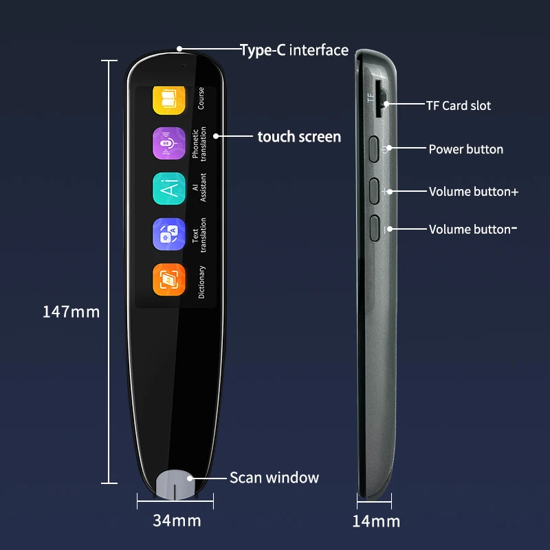 Dictionary English Learning pen Smart Scan Translate Talking Pen For Kids