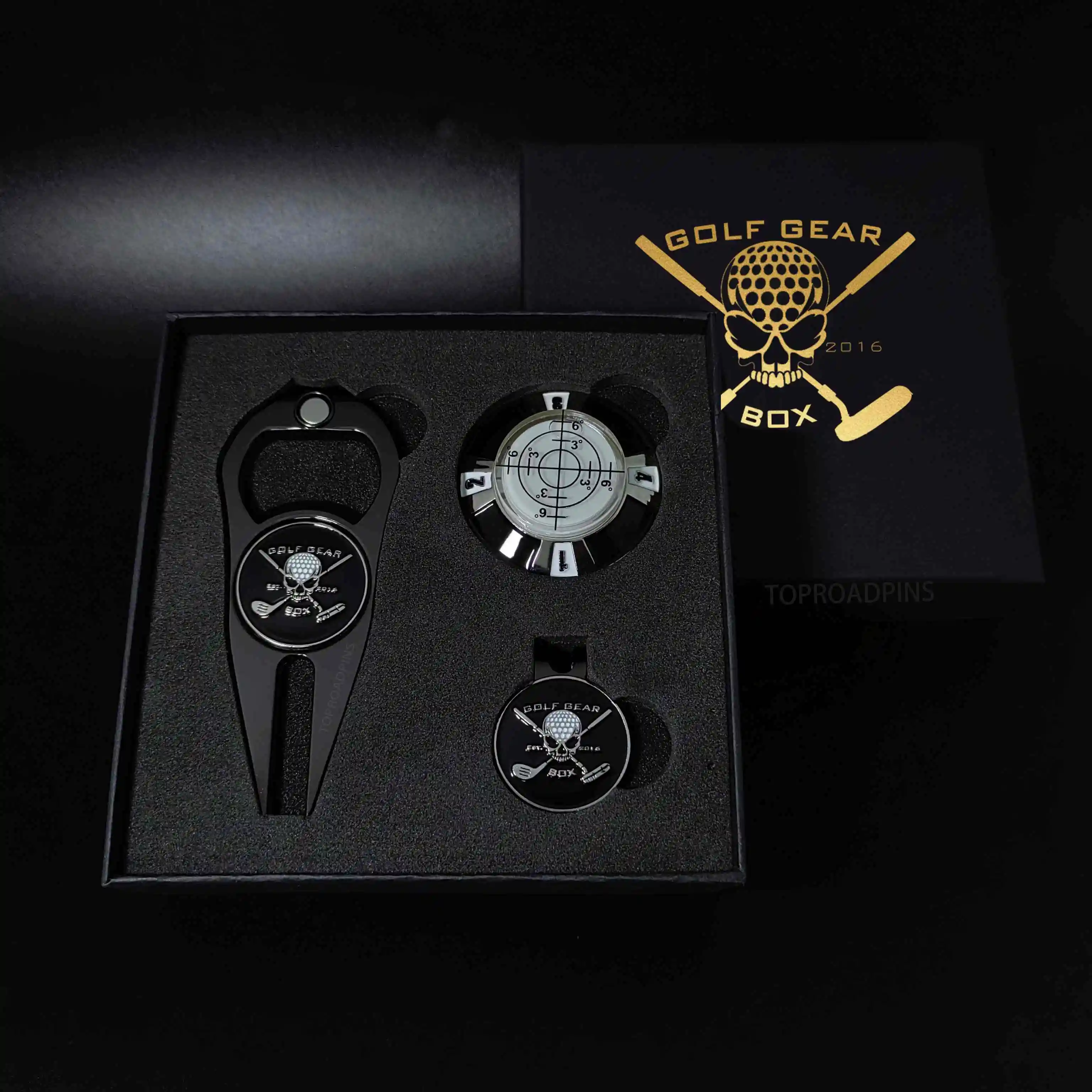 Customization Figure Design Professional Personalized Poker Chip Level Gauge Magnetic Hat Clip Golf Ball Marker