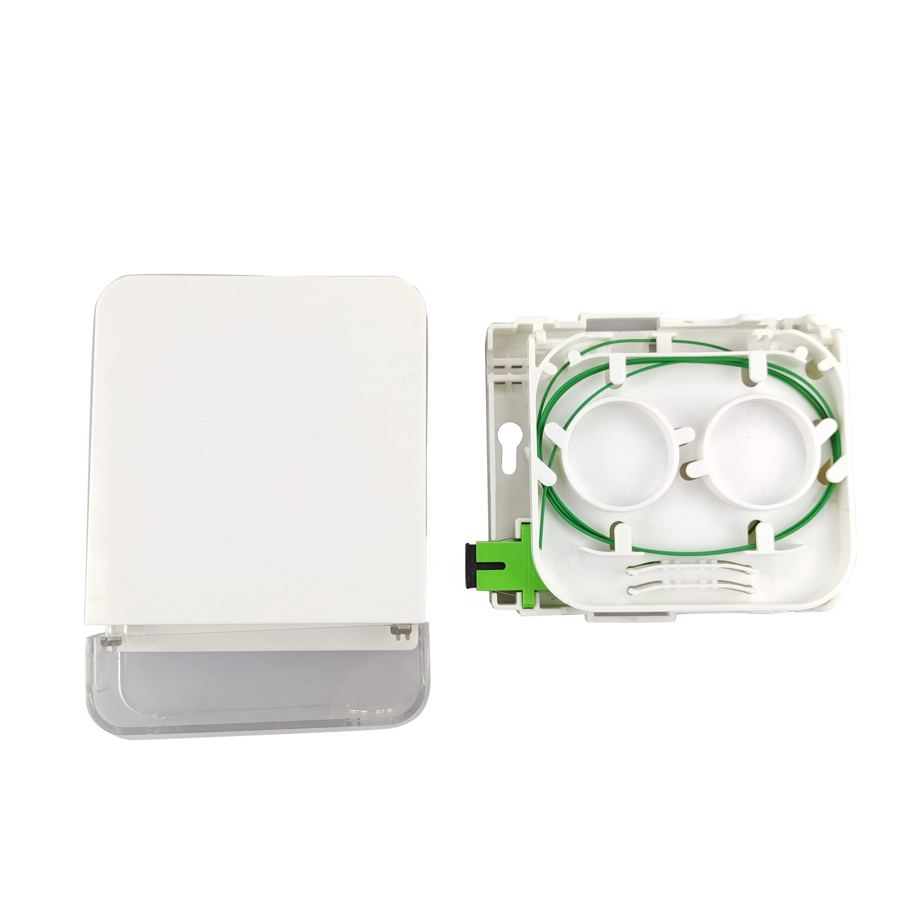 transparent dust ftth fiber optic termination box