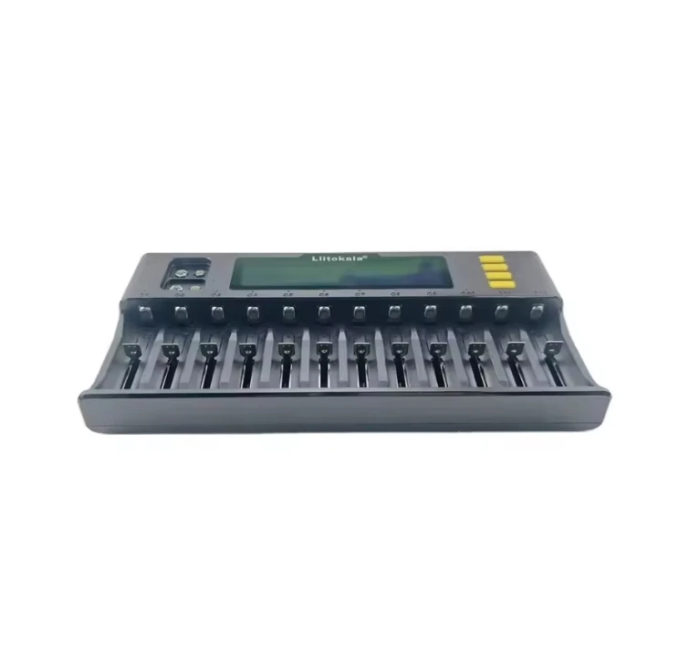 Новая версия DDP Liitokala Lii-S12 12 слотов 18650 21700 9 В ЖК-дисплей зарядное устройство 1 2 AA 3A NiMH Lii-S8
