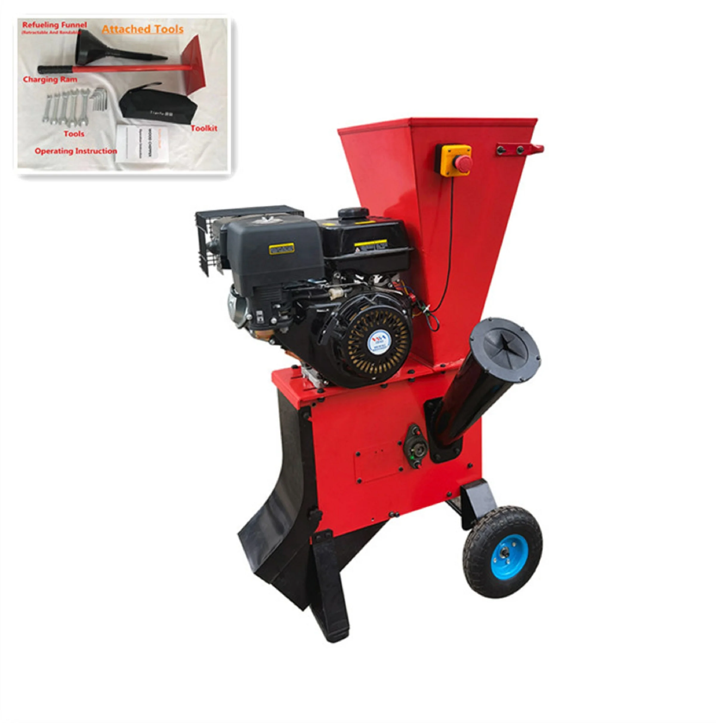 Factory Price Wood Crusher Machine Making Sawdust for Gasoline Wood Branch Crusher/Grinder