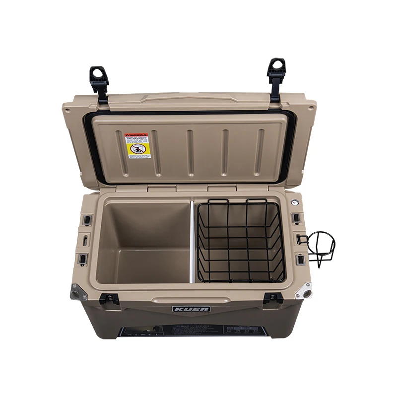 45QT dry ice cooler box hard style for camping rotomolded coolers and BBQ ice chest cooler box