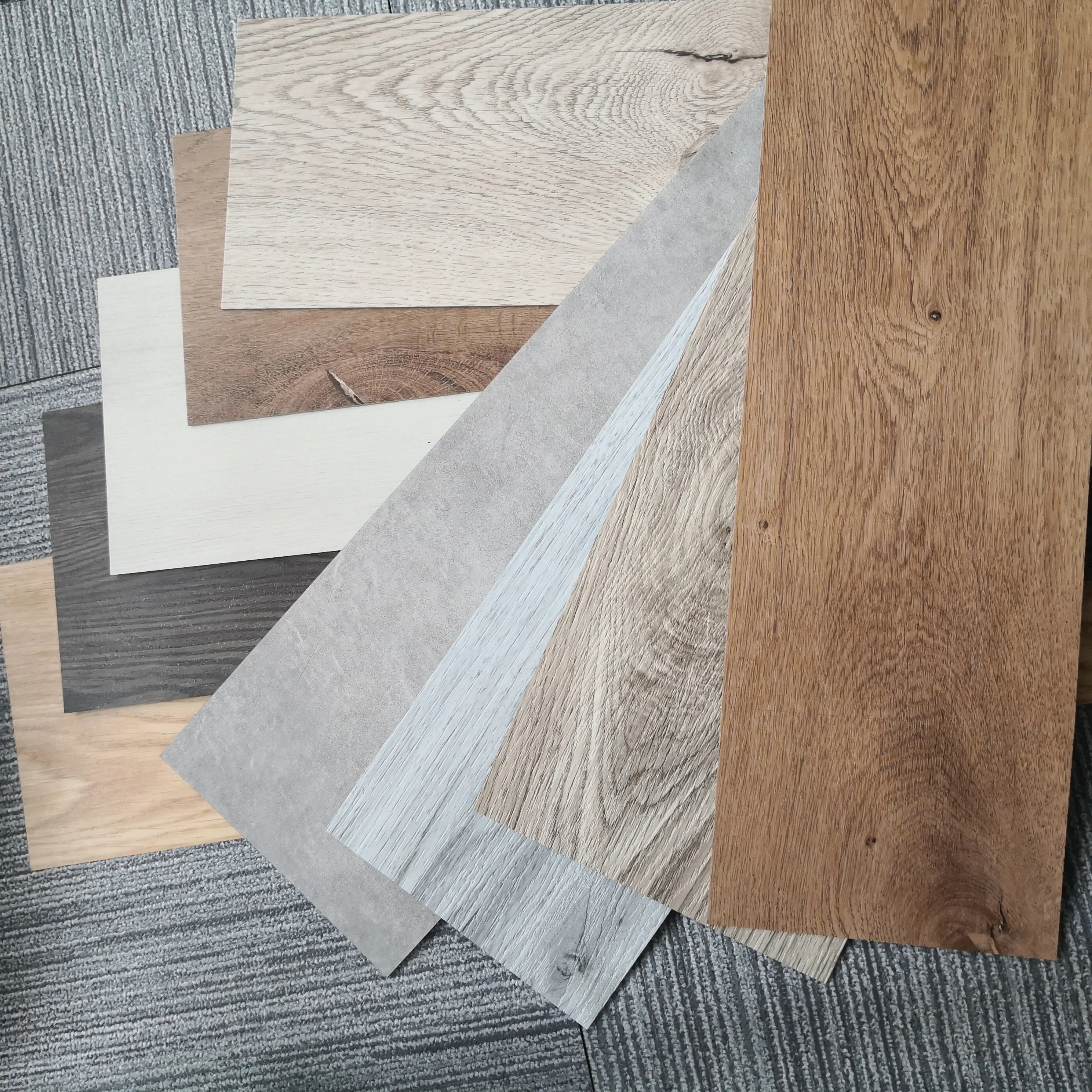 Customized Vinyl Glue Down Pvc Plastic Flooring Plank Lvt Tiles Dry Back Floor