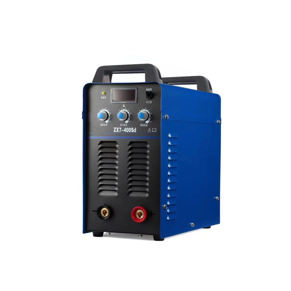 High Performance Portable DC Inverter Arc Welding Machine 400 Amp MMA Manual IGBT New Construction Model ZX7-400Sd Welder