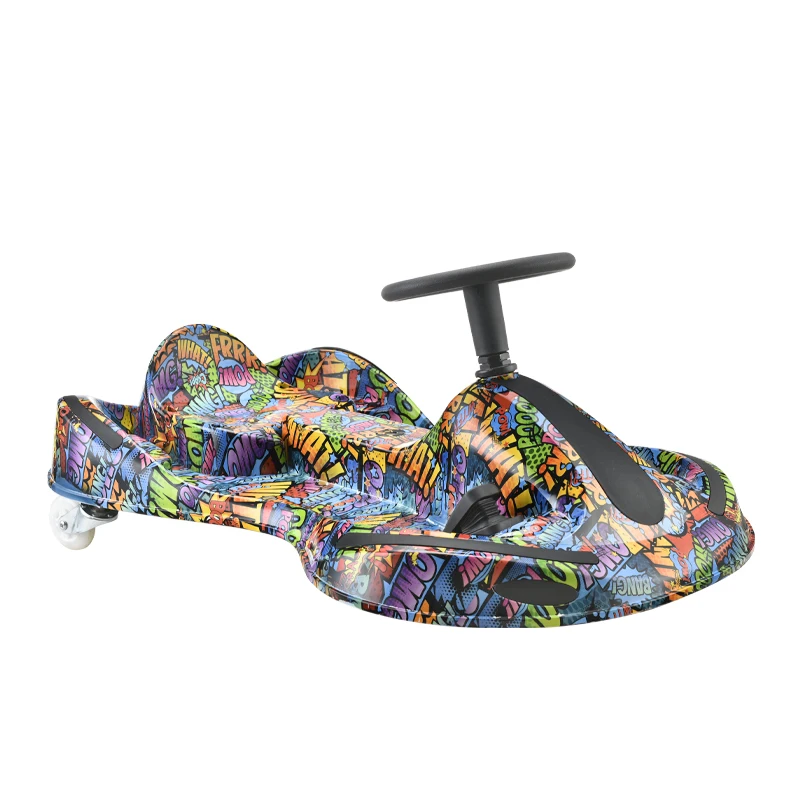 Electric Crazy Go Kart Ride On Car For Big Kids Age 6-12 Drive Toy 36v Power Steering Wheels Sit And Spin Crazy Drift Cart