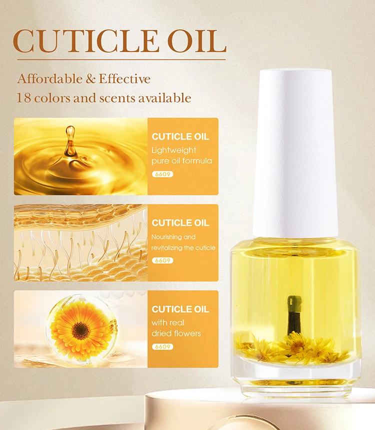 Private Label Cuticle Revitalizer Oil Custom Logo for Nail Growth Serum Rose Gold Bulk Vegan Nail Care 15Ml Personalized Oil