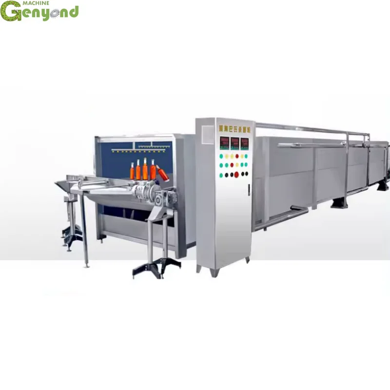 Continuous Spraying Water Cooling Tunnel for Hot Filled Beverage