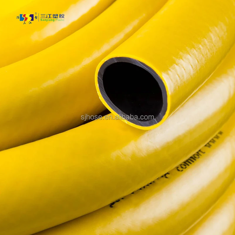 Leak Proof UV  Resistance Durable PVC Garden Hose Car Washing Garden Irrigation PVC Fiber Braided Hose