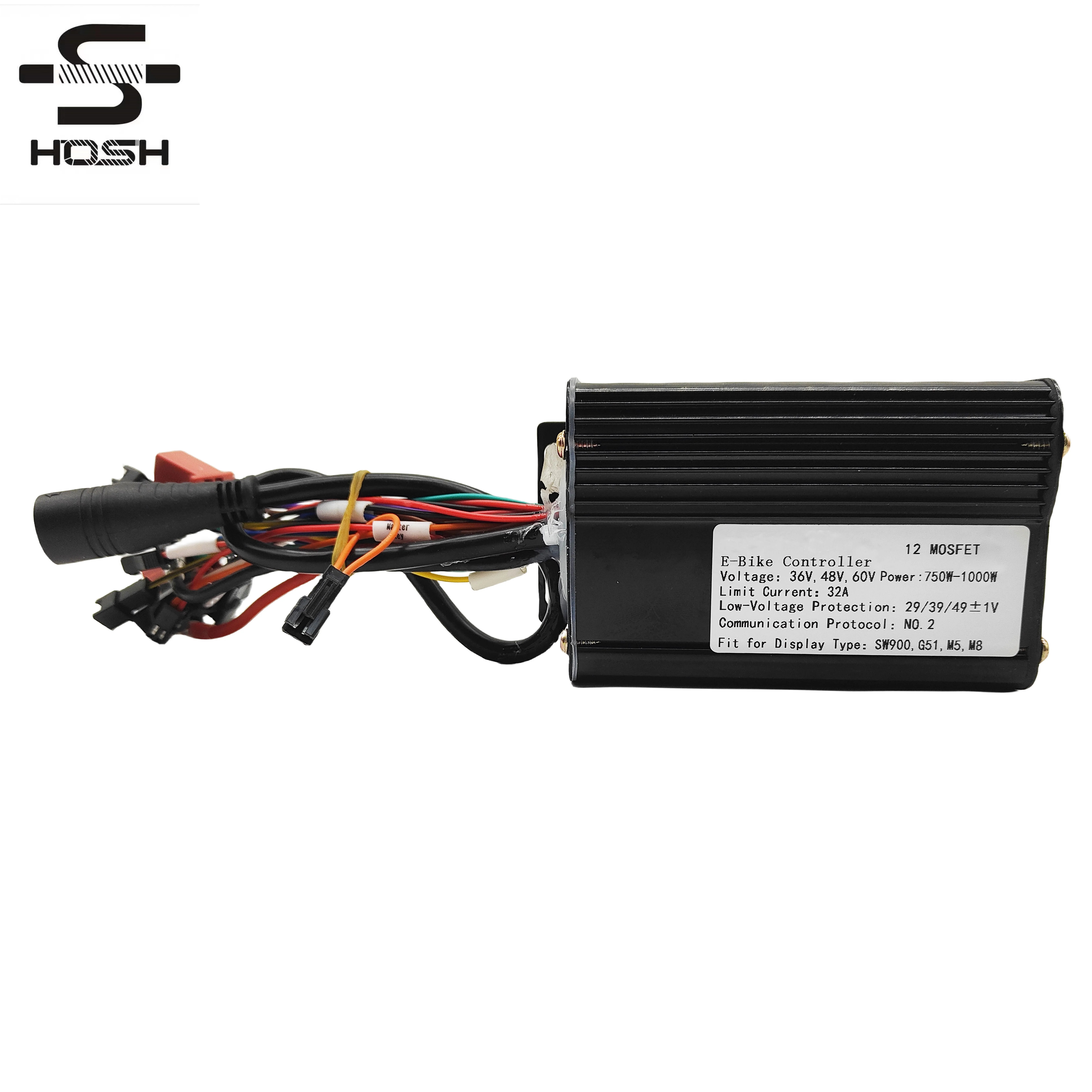 ebike hosh 36v 48v 60v 500w 1000w Controller for ebike hub dc motor convertion kits