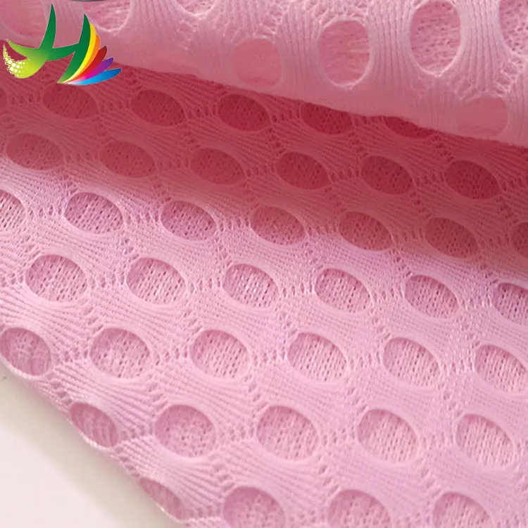 043 Big Hole 4D air mesh fabric for bedding polyester fabric 3d mesh fabric sandwich 100 polyester