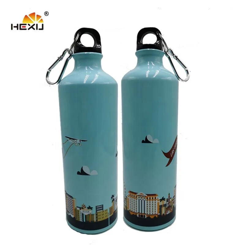 Aluminum Custom Printing 500ml High Quality Cheap Reusable Water Bottles