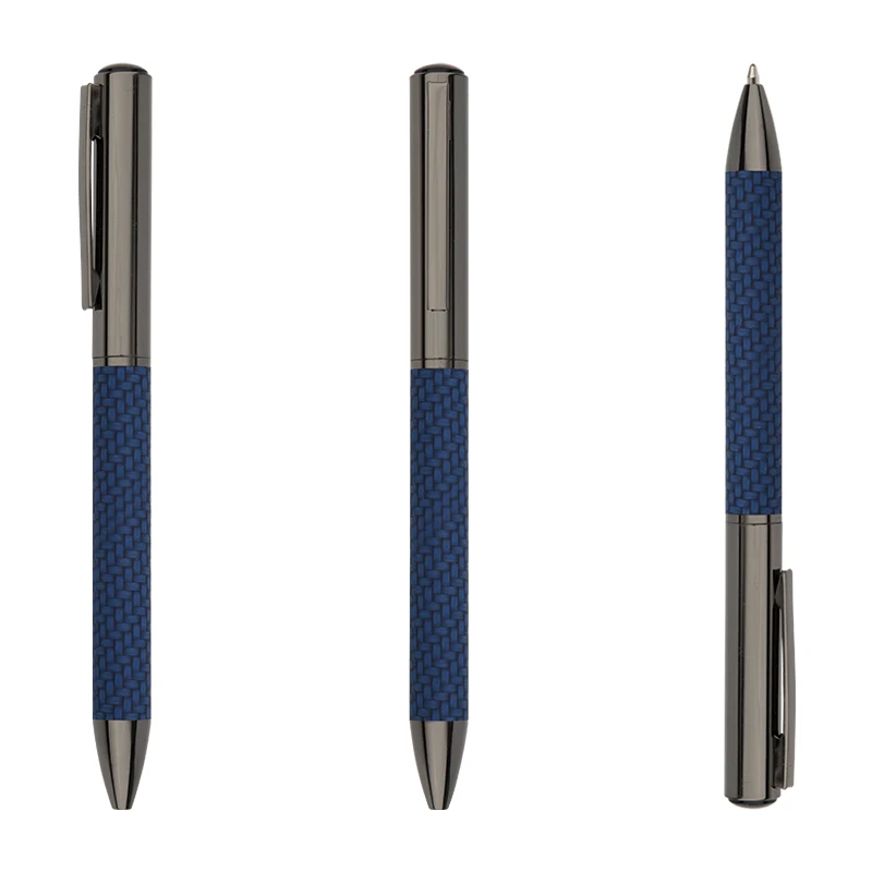Metal leather luxury high quality good-looking ballpoint pen Metal pen