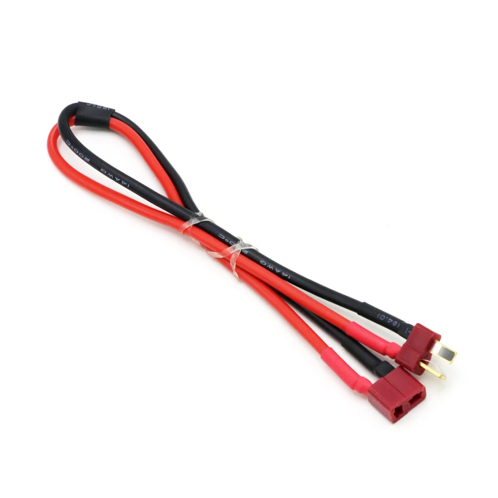 Amass Male XT60 T Plug to Female XT60 Deans Connector Adapter 14AWG 30CM Extension Cable Leads For RC Lipo Battery
