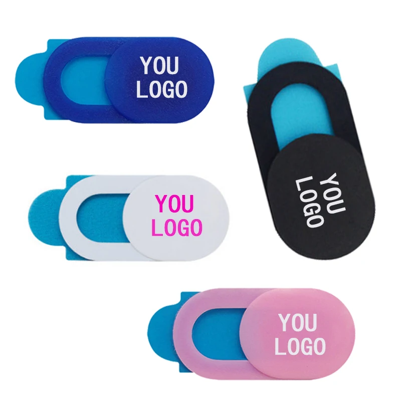 Custom Logo Laptop Notebook PC Webcam Slide Lens Cover 3 Pack Plastic Webcam Privacy Cover Wholesales
