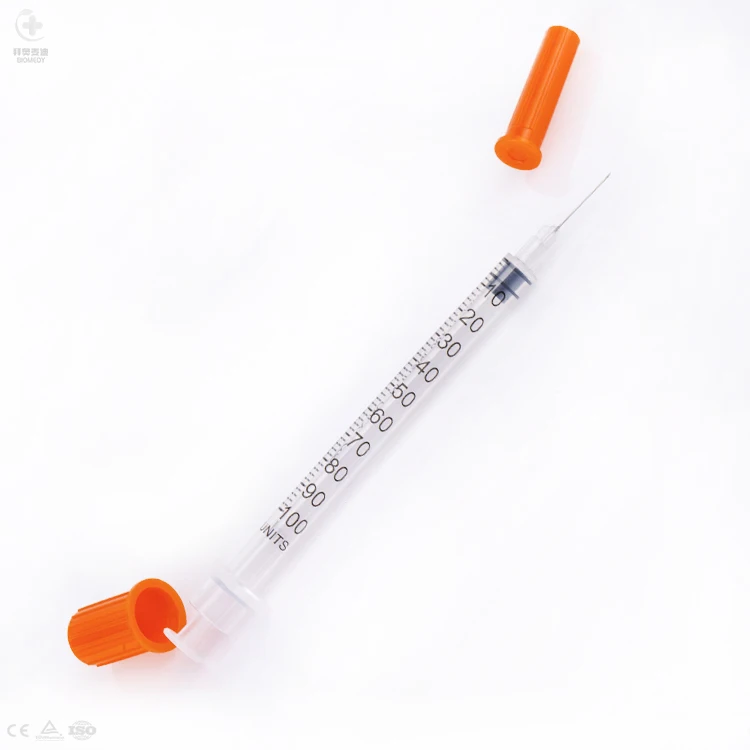 Sterile Injection 0.3ML 0.5ML 1ML Insulin Pen Syringe With Needle