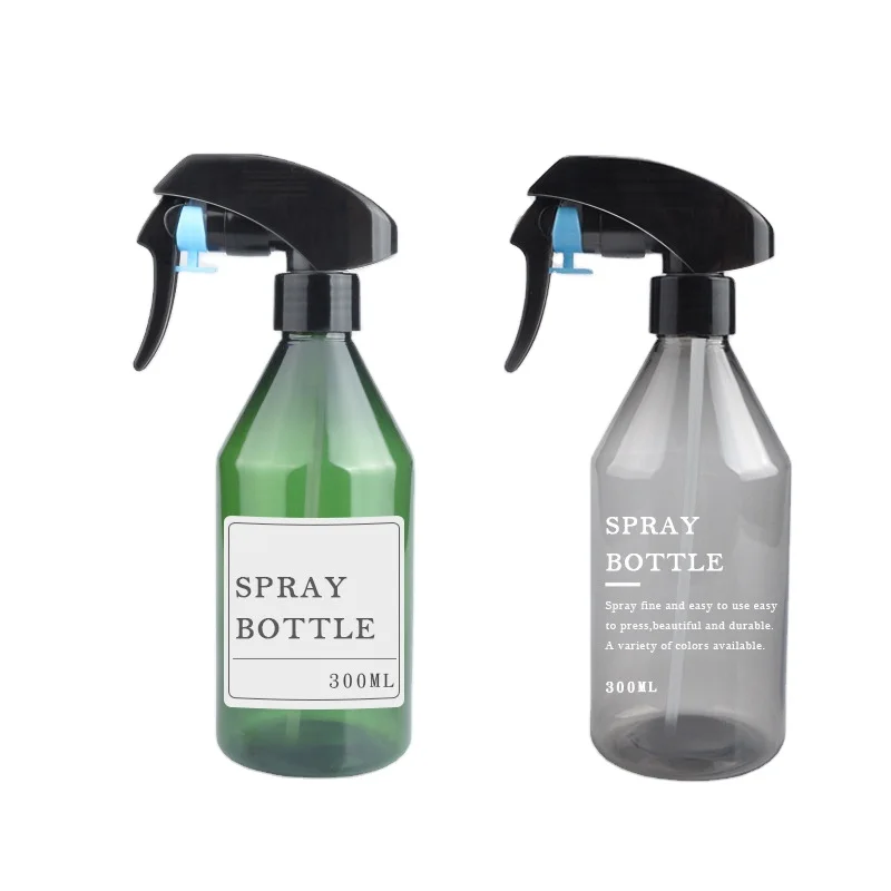 300ml Spray Bottle Plastic 4 Colors Refillable Bottle Multifunctional Hair Salon Garden Watering Flower Sprayer Makeup Tool