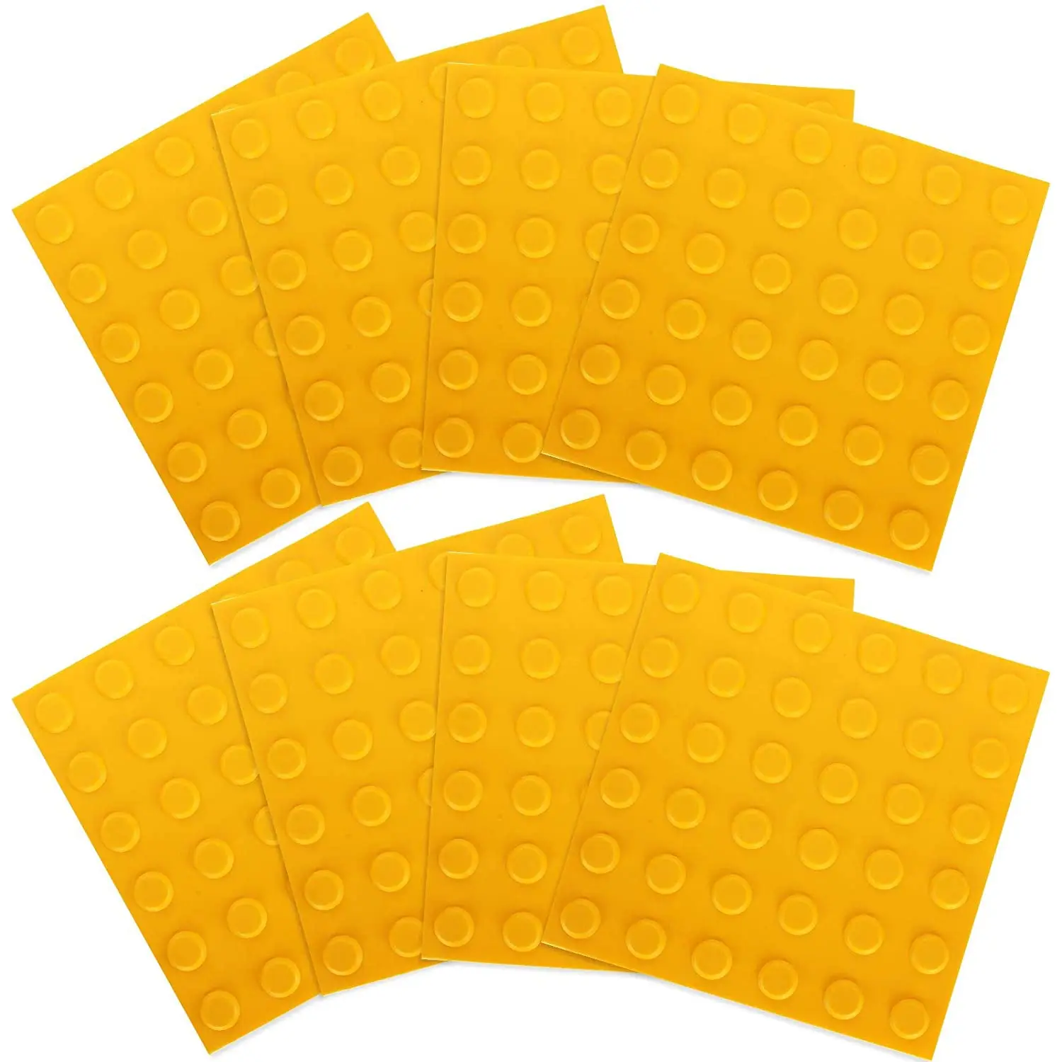 standard PVC 300x300 mm Rubber Floor Mat Tactile Paving Indicator Tiles