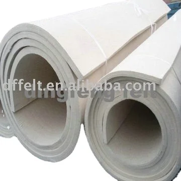 Industry wool felt in rolls