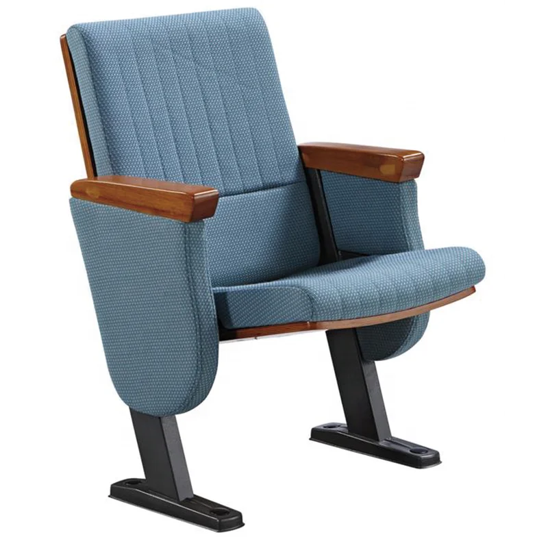 Small Back Wooden Church Chairs Amphitheater Seats For Sale