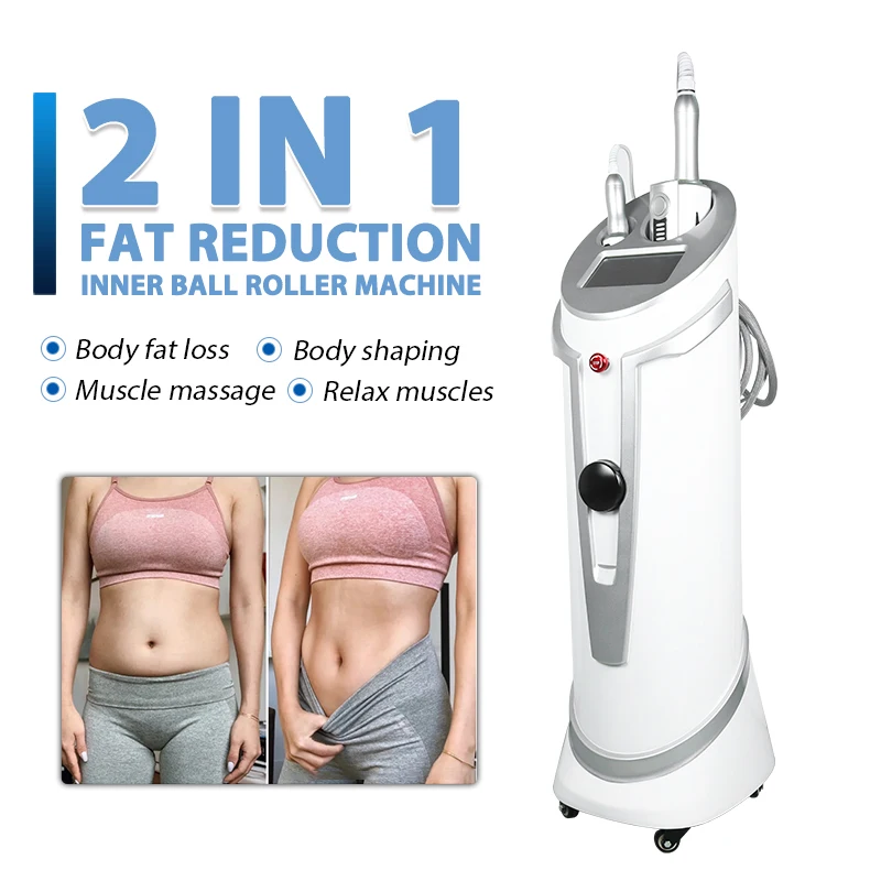 360 Rotating Cellulite Reduction Body Contouring 8d 9d Slim Vacuum Inner Ball Roller Facial Skin Firming Muscle Massage Machine