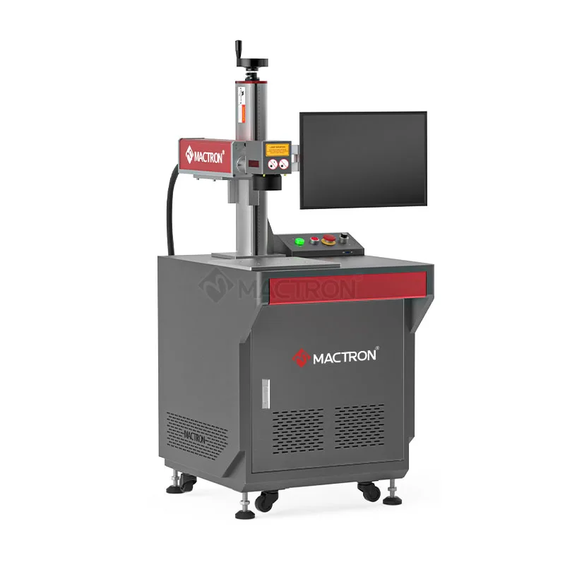 50W Keyboard Fiber Laser Marking Machine with Laser Marking XY Table Price