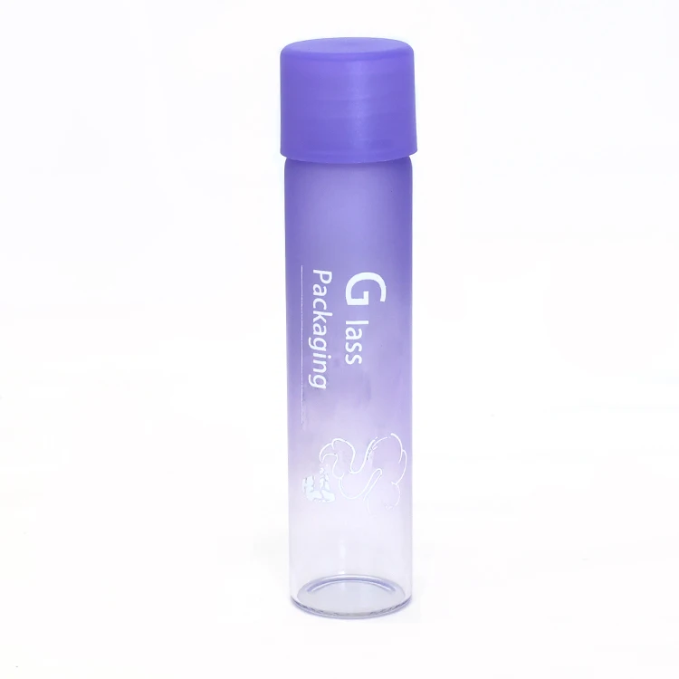 Custom Logo/Color 115mm 120mm King Size Pre Packaging Borosilicate Glass Test Tubes with Plastic/ Bamboo Lid
