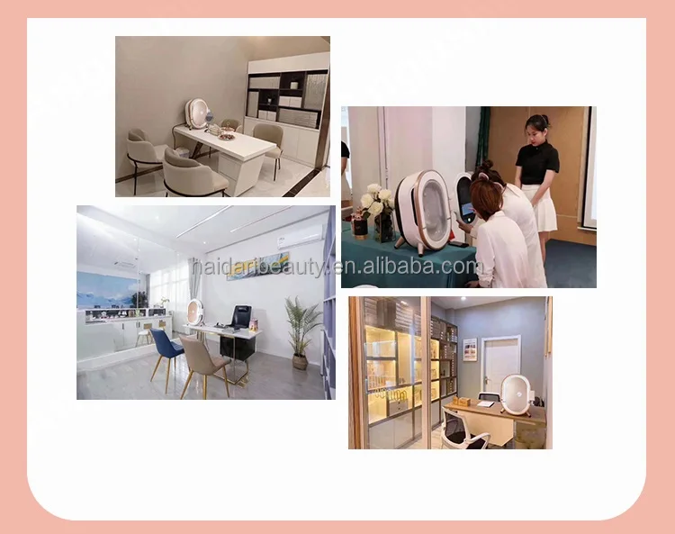 Professional Portable Facial  3D smart  facial equipment skin test uv visia Magic Mirror Skin Analyzer for  skin care