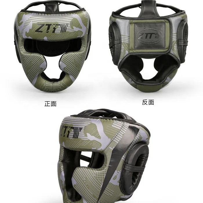 PU Boxing Headgear Gear Equipment Leather Boxing Safety Protect Manufactures Boxing Equipment Head Guard Helmet