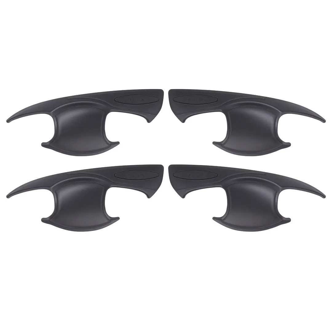For Toyota Hilux REVO 2015+ 2023 2024 Door Protection Door Insert Handle Bowl Cover Auto Parts ABS Matte Black Car Accessories