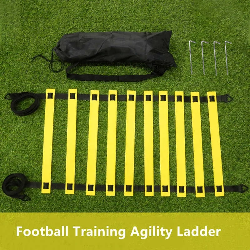 Wholesale 2-30 Metre Adjustable Sports Equipment Football Boxing Training Telescopic Folding Speed Agility Ladder