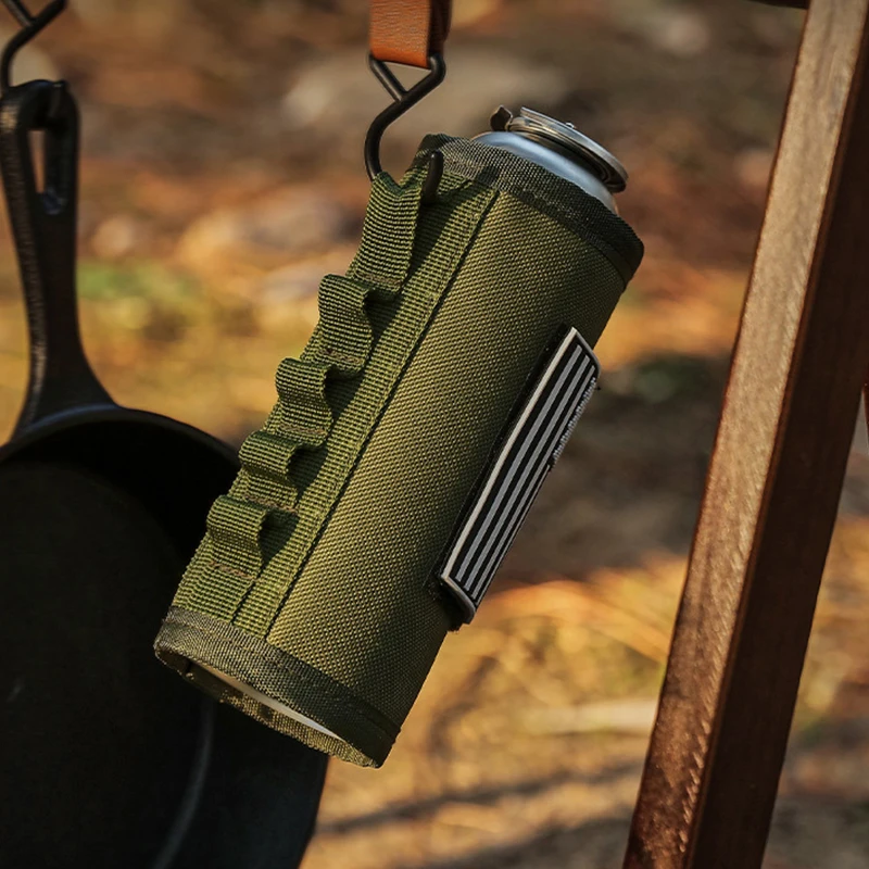 Outdoor Camping Fuel Canister Flat Gas Cylinder Tank Protector Gas Canister Cover