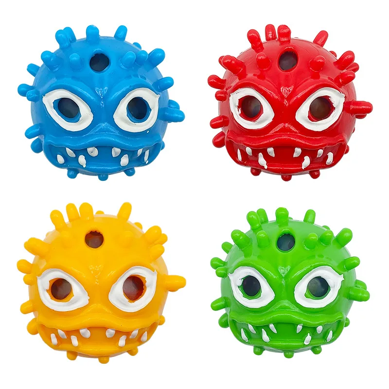 Children Adults Monster Vent Ball Stress Reliving Soft Animal Squeeze Blow bubble Fidget Toys for Party