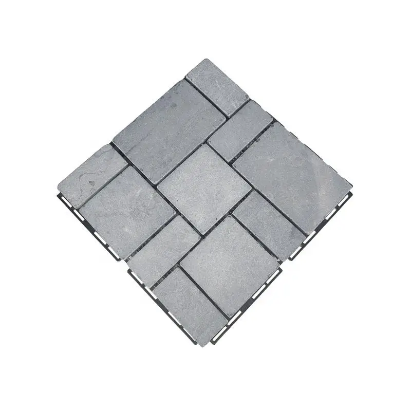 New spc flooring interlocking wpc decking composite for outdoor usage
